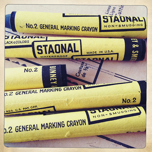 Staonal marking crayons