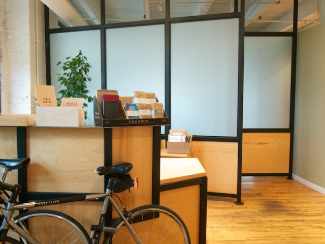 Coudal/Field Notes front desk and sales counter