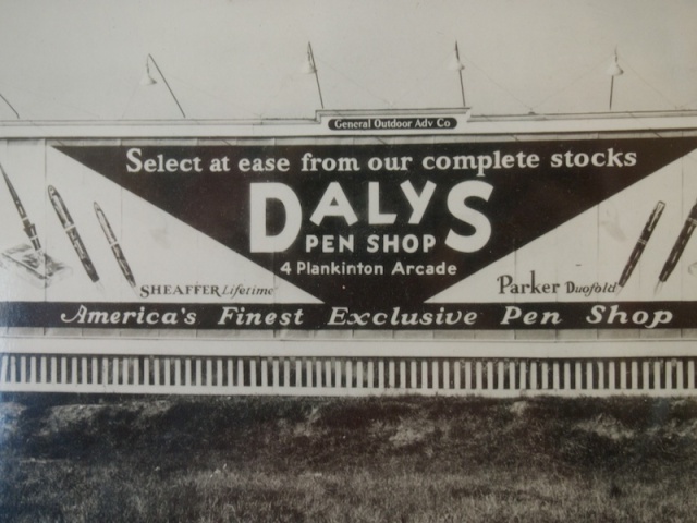 Daly's Pen Shop Billboard